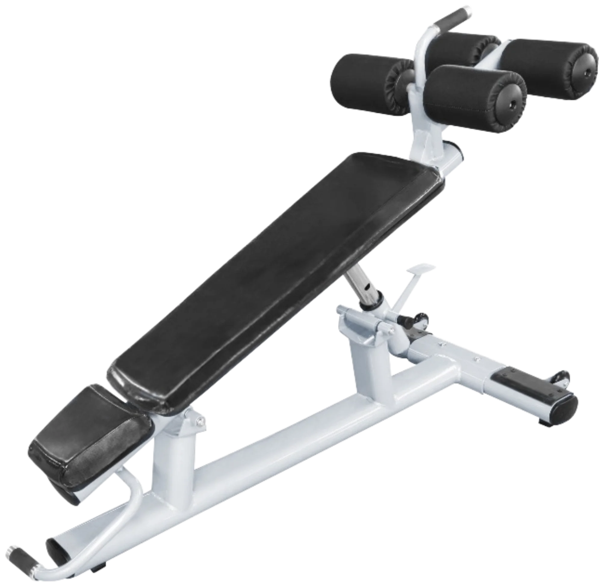 Adjustable Decline Abdominal Ab Bench - French Fitness FFS Silver (New)