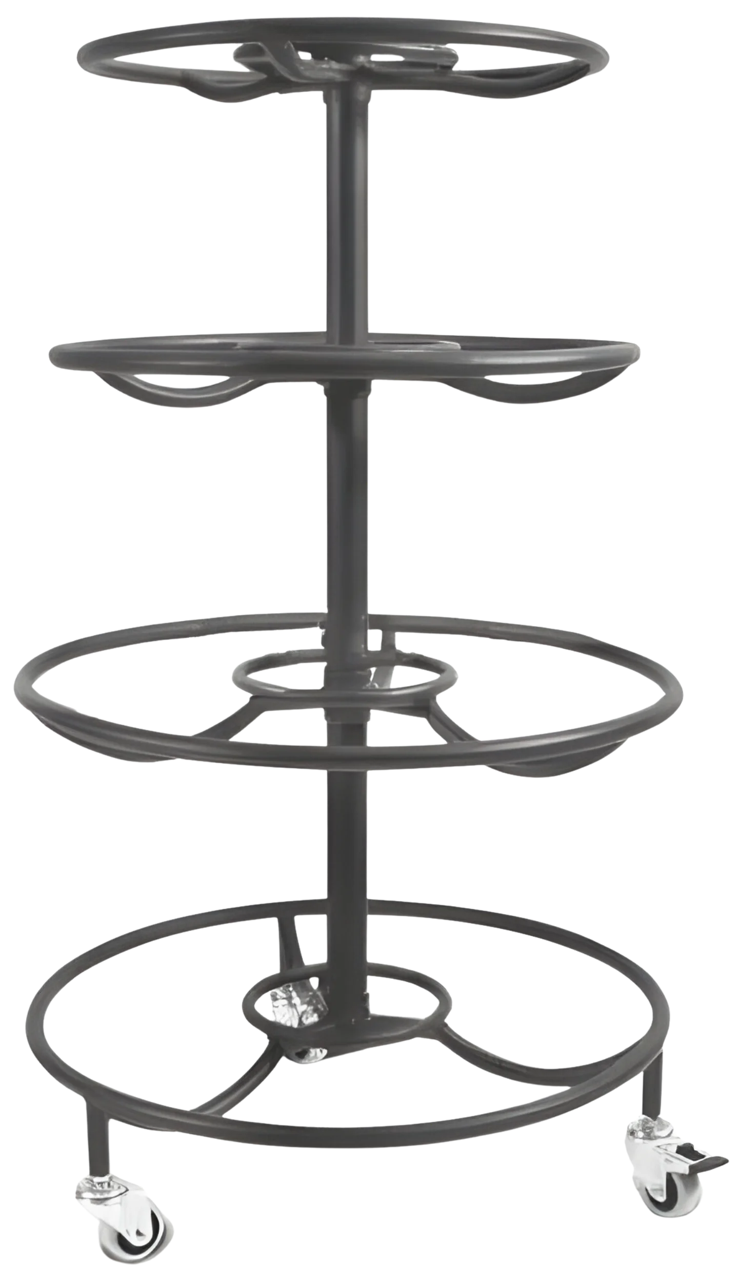 French Fitness Circular 12 Pair Mobile Medicine Ball Rack (New)