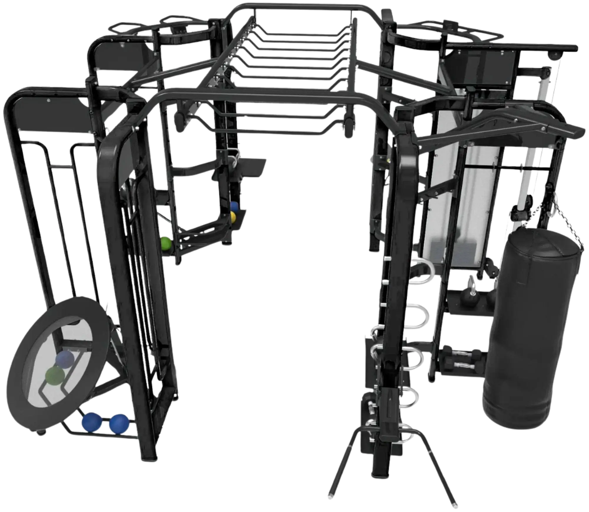 French Fitness FFB Black 360XL Energy Group Training System (New)