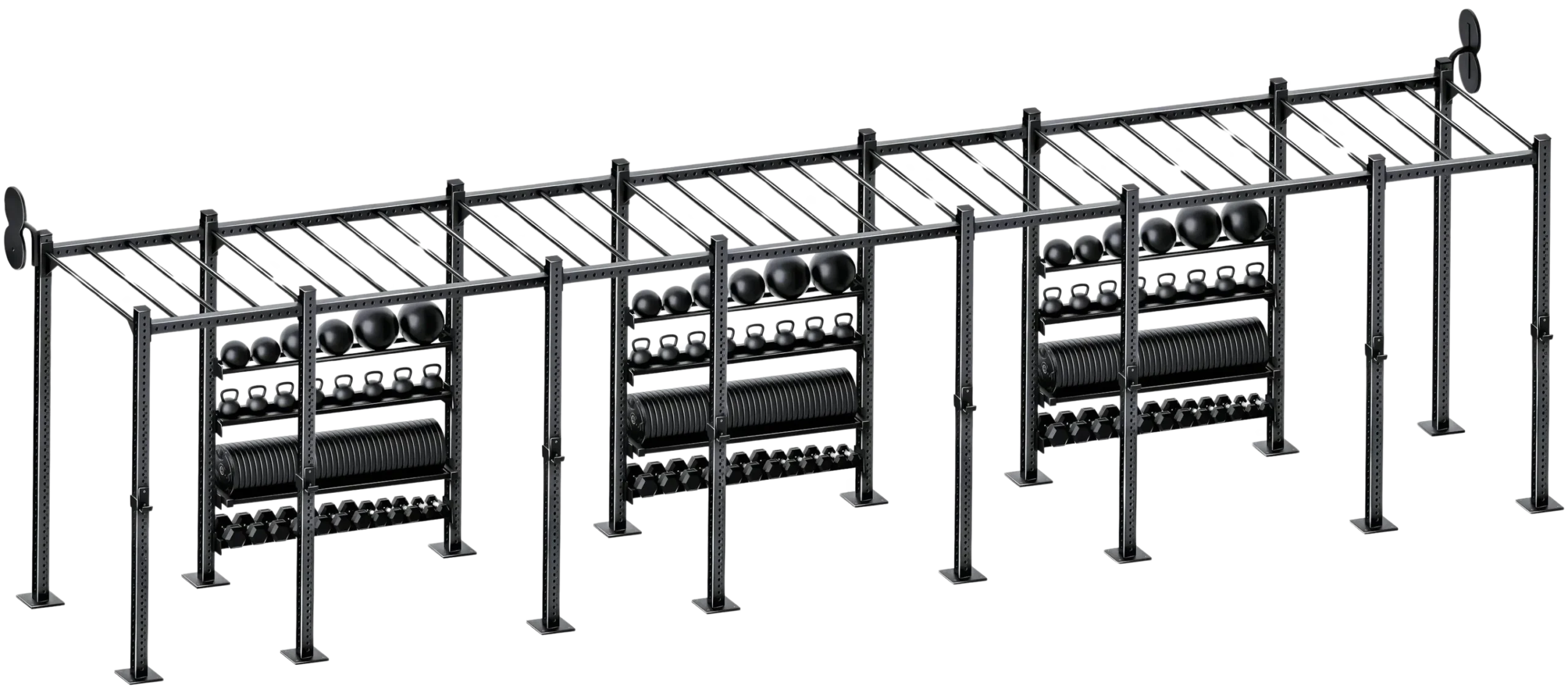 French Fitness Free Standing Rig & Rack System 20 (New)