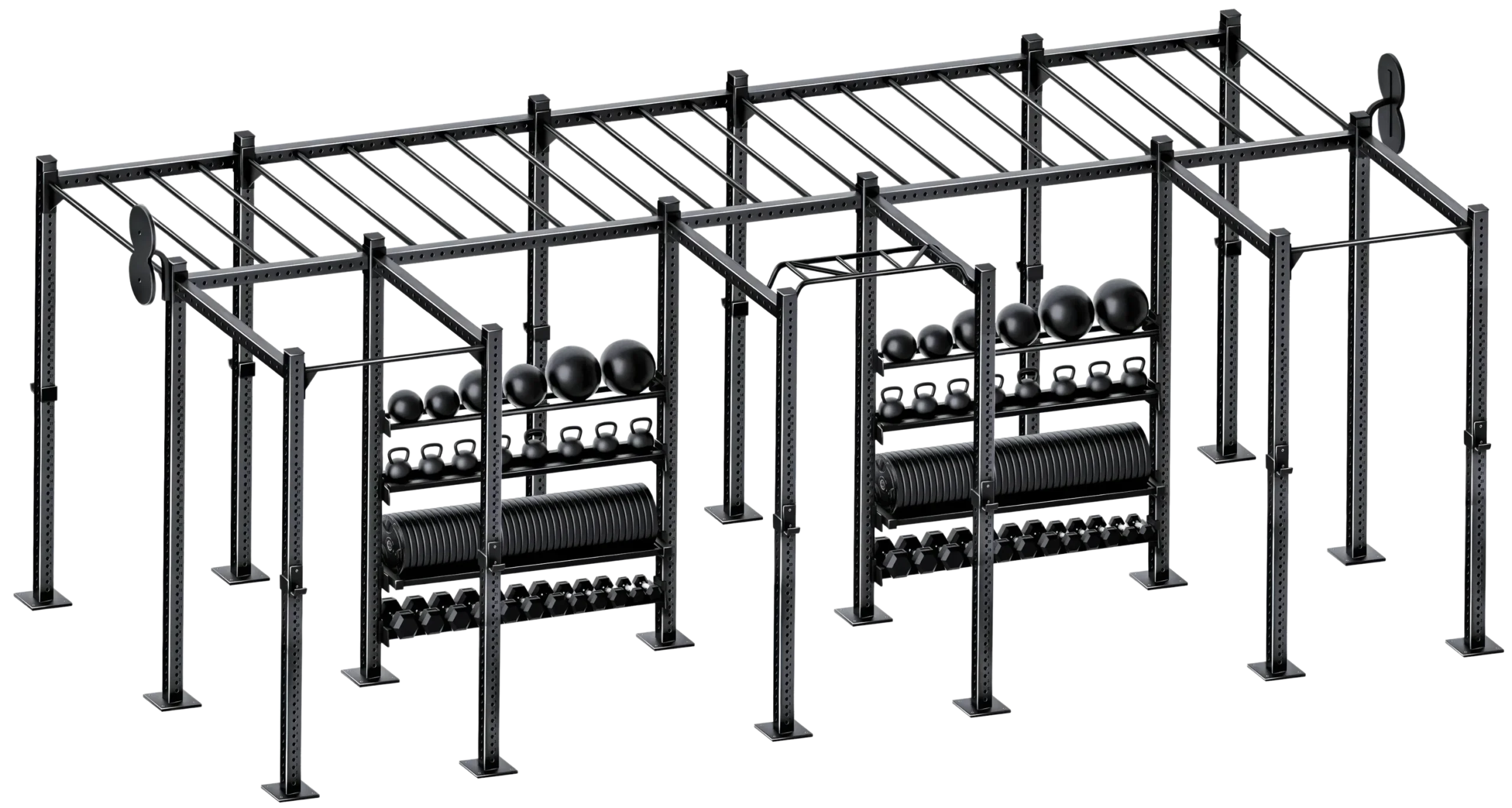 French Fitness Free Standing Rig & Rack System 21 (New)