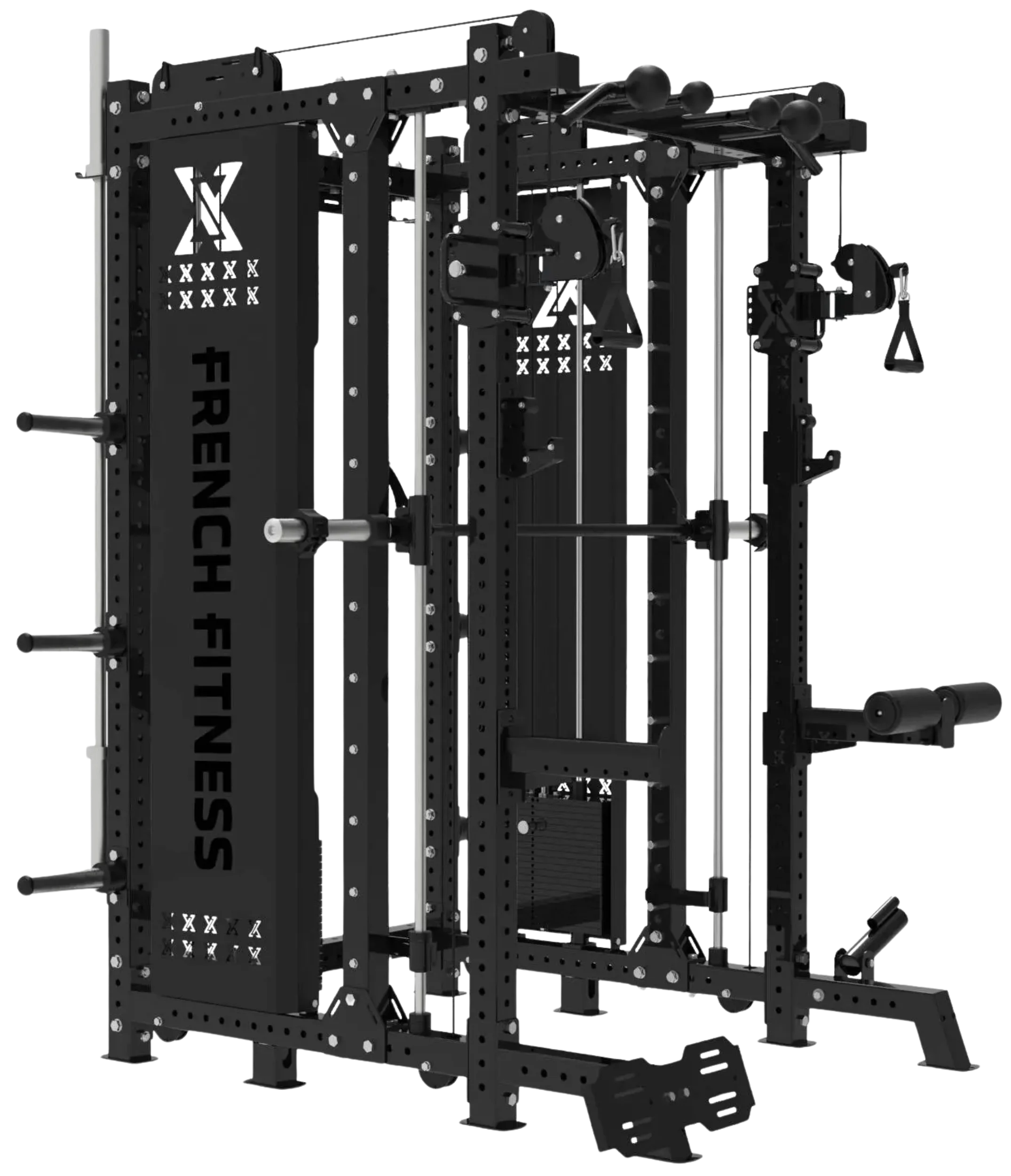 French Fitness FSR100 Commercial Functional Smith Rack System (New)