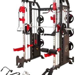 French Fitness FSR50 Dual Cable & Smith Rack Home Gym (New)
