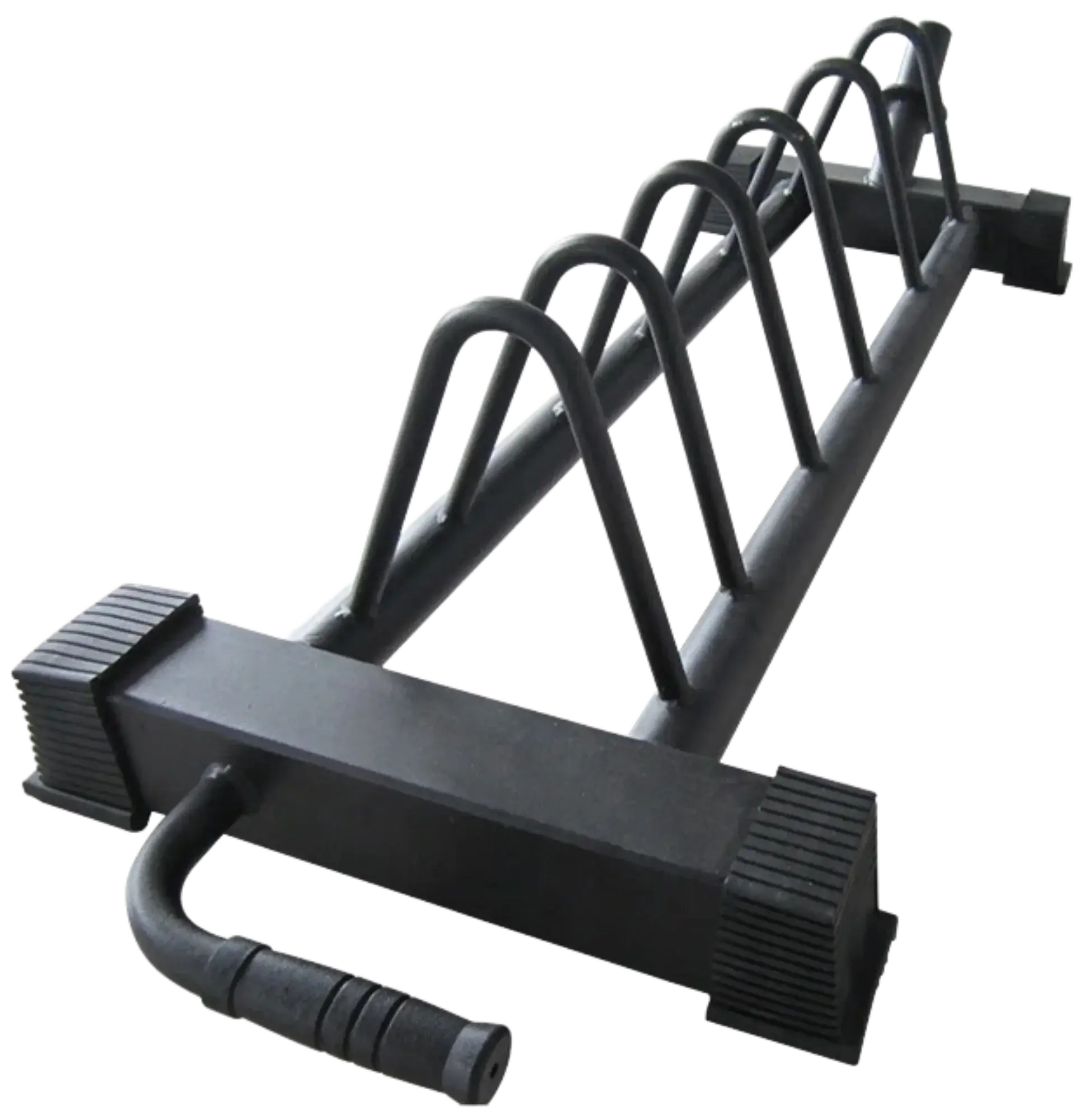 French Fitness Horizontal Bumper Plate Storage Rack (New)