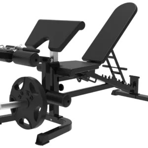 French Fitness Multi Functional Adjustable Bench V2 w/Arm Curl + Leg Ext (New)