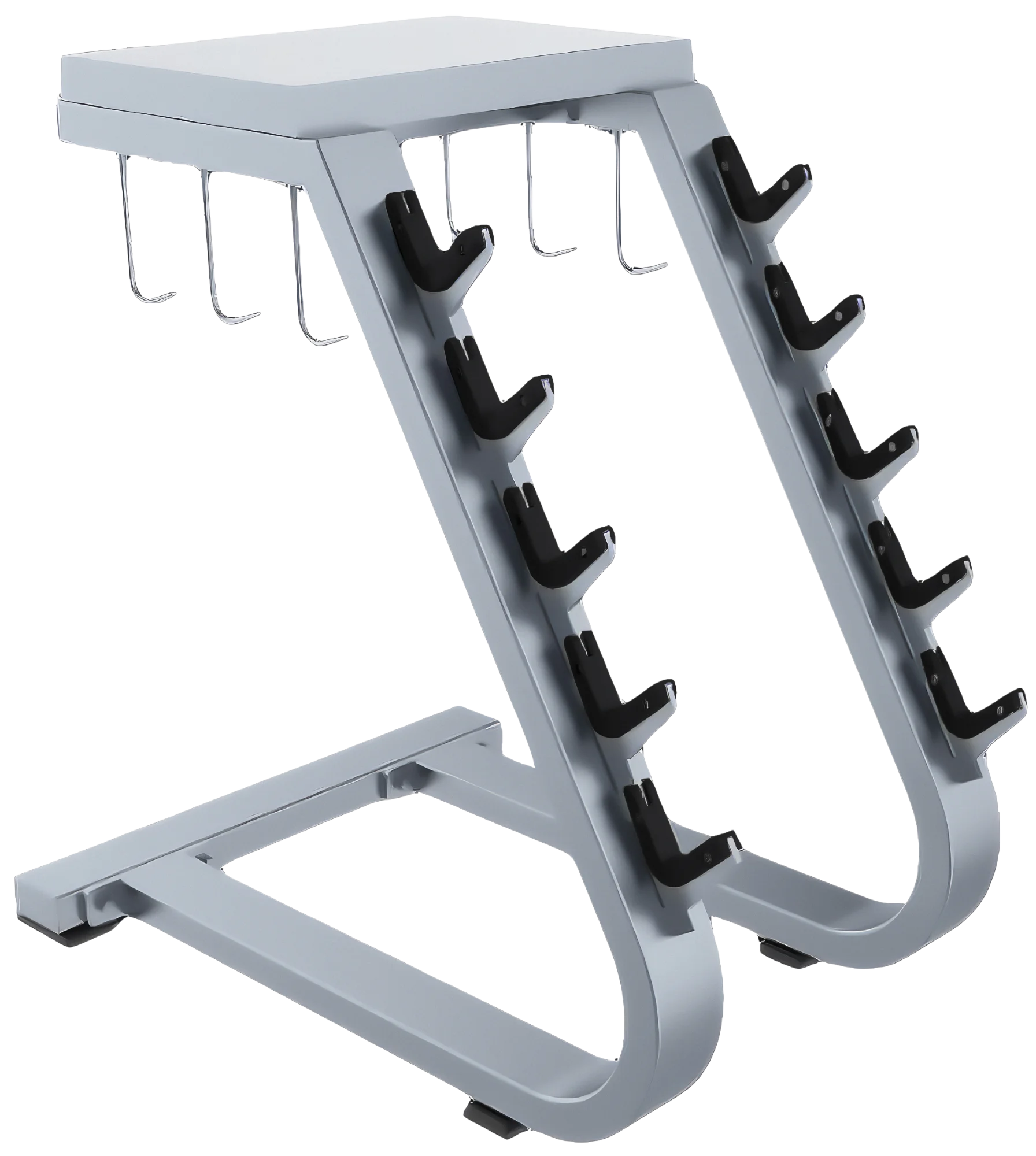 French Fitness Napa Accessory, Handle, & 5 Bar Storage Rack (New)