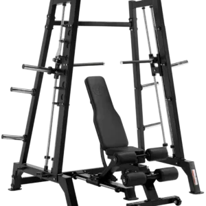 French Fitness Power Smith Dual System Converging Bench Press Combo Plate Loaded (New)