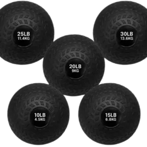 French Fitness PVC Slam Ball Set of 5 (10 to 30 lbs) (New)