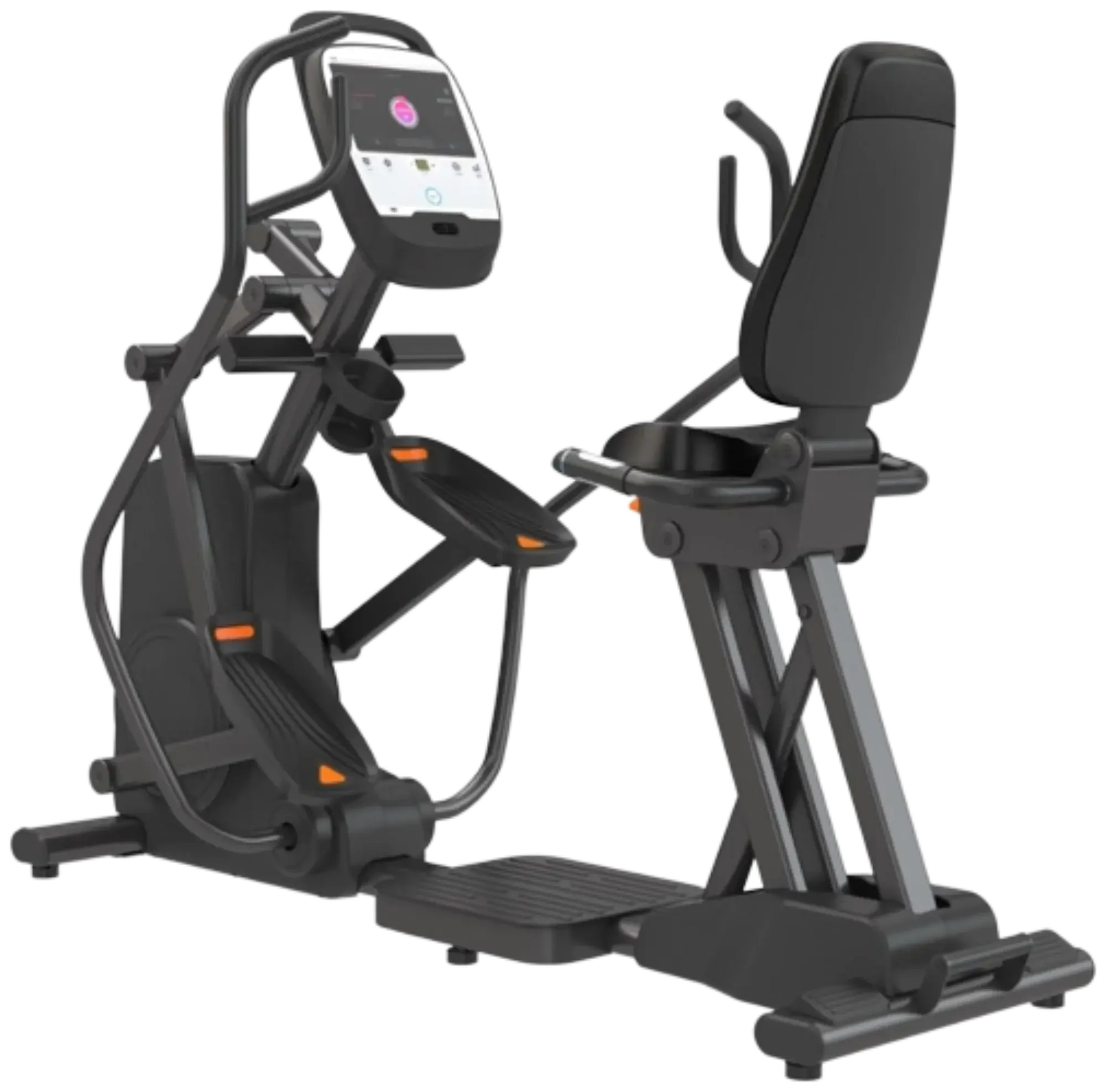 French Fitness SE420T Recumbent Seated Elliptical w/10" Touch Console (New)