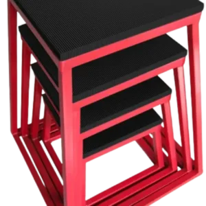 French Fitness Steel Plyo Box Set of 4 (12",18",24",30") (New)