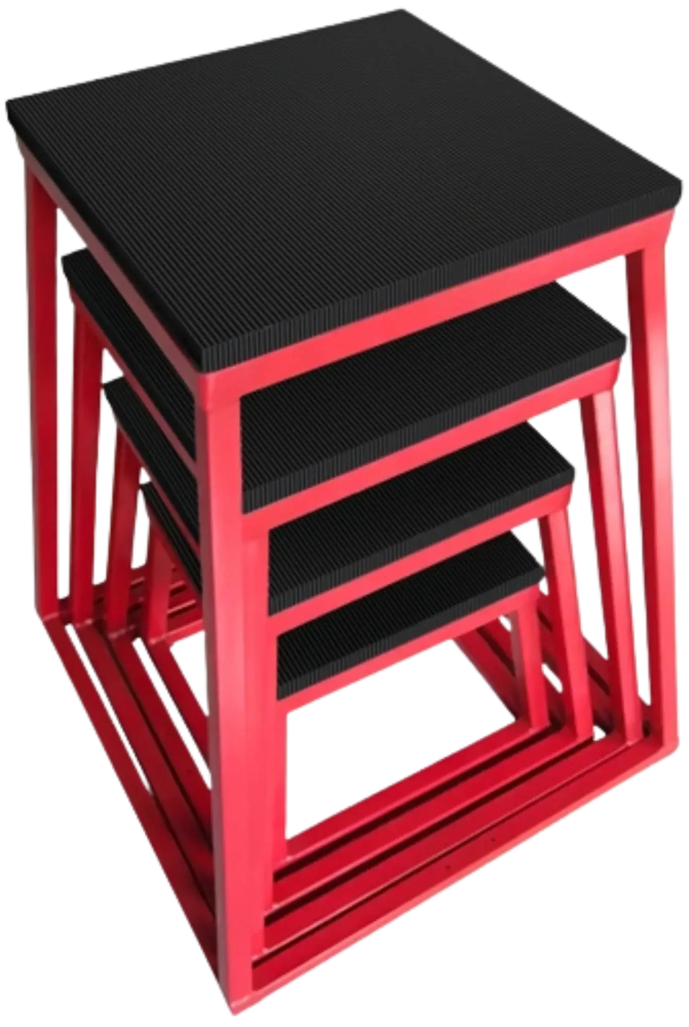 French Fitness Steel Plyo Box Set of 4 (12",18",24",30") (New)