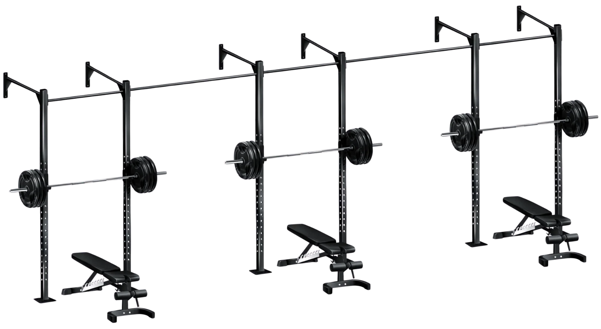 French Fitness Wall Mount Rig & Rack System 1 (New)