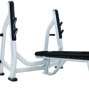 Olympic Flat Bench with Weight Horns - French Fitness FFS Silver (New)