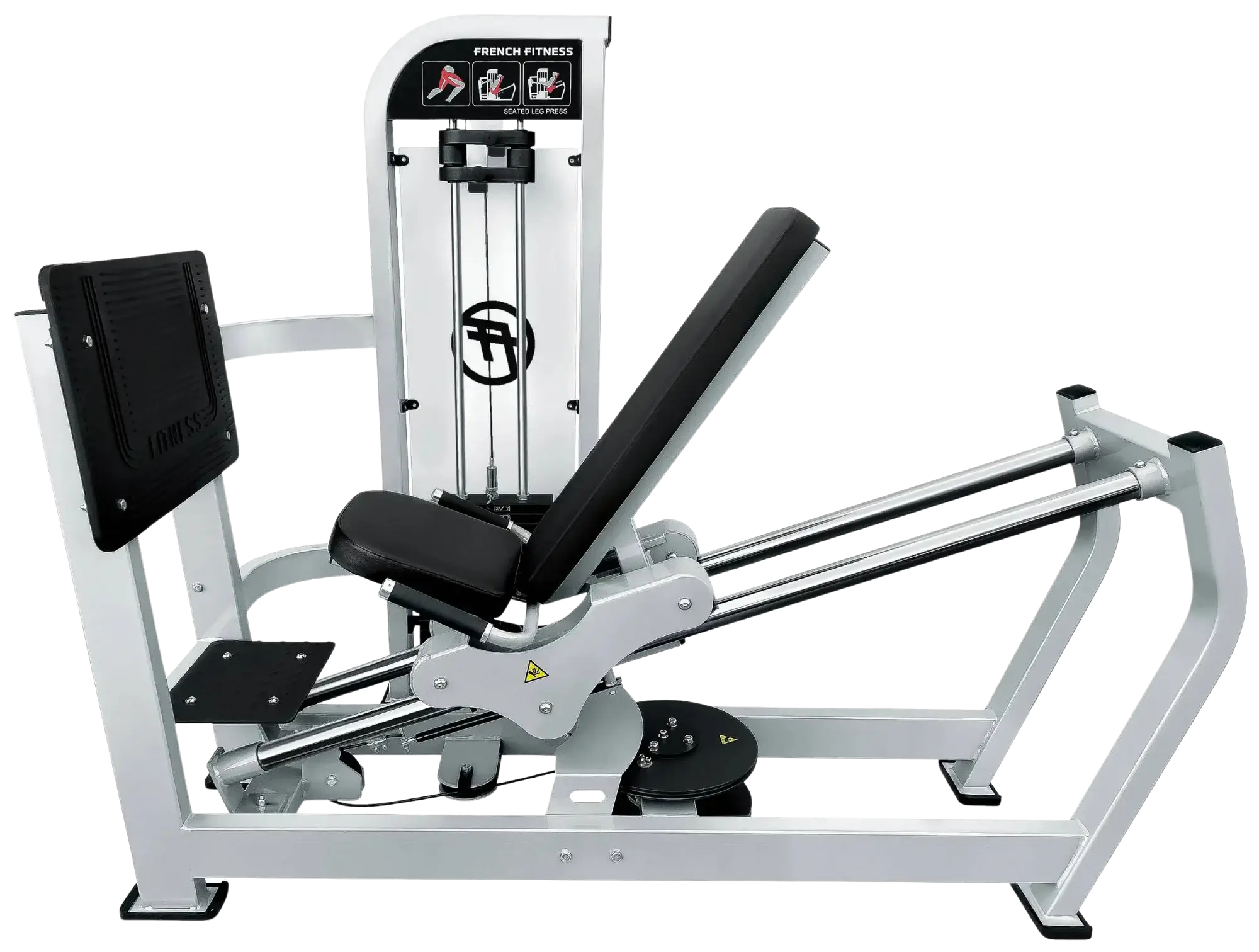 Seated Leg Press Sled and Calf Raise - French Fitness Shasta (New)